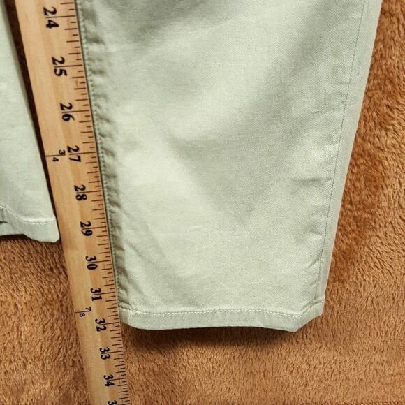 MONFRERE Mens Jeans Size 33 Green Lightweight Linen Denim BRANDO SLIM $210 - Picture 9 of 10